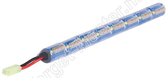 Intellect STICK TYPE Softair Accu 9.6 Volt 1600 mAh